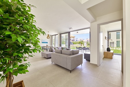 Beach Sand Villas 1 outside in back garden area